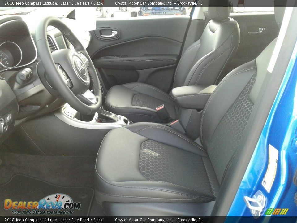 2018 Jeep Compass Latitude Laser Blue Pearl / Black Photo #9