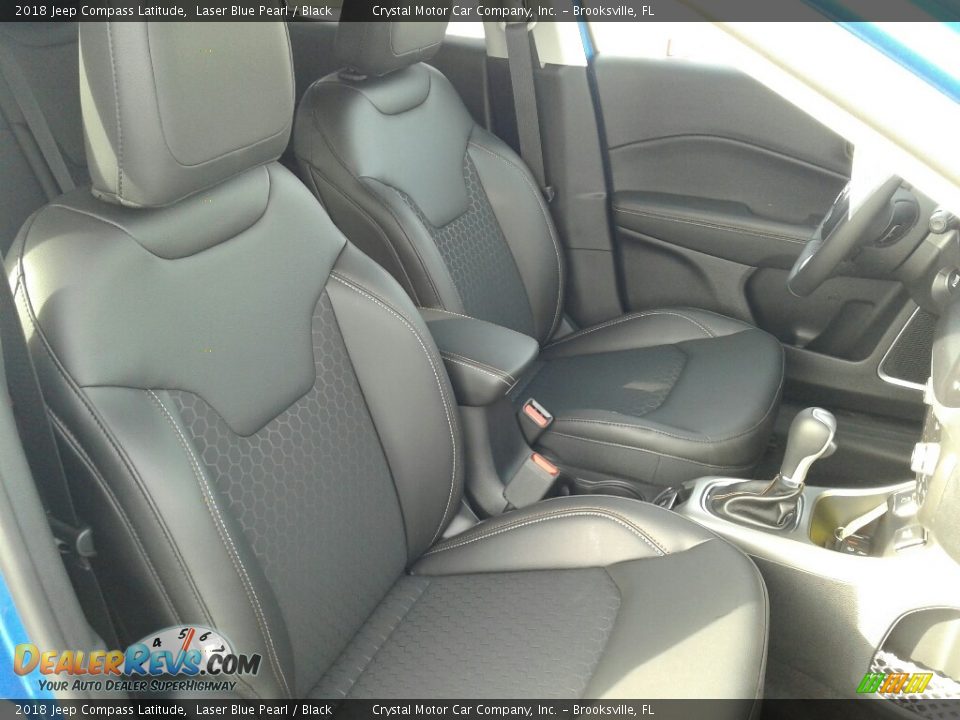 2018 Jeep Compass Latitude Laser Blue Pearl / Black Photo #12