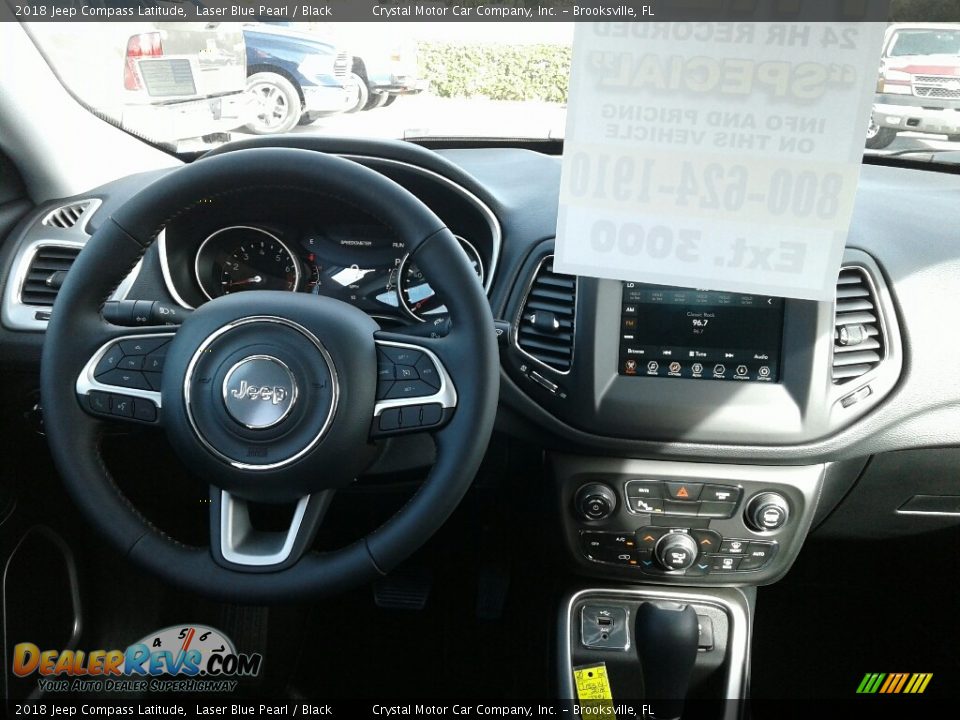 2018 Jeep Compass Latitude Laser Blue Pearl / Black Photo #13