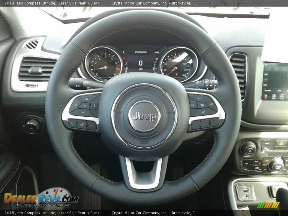 2018 Jeep Compass Latitude Laser Blue Pearl / Black Photo #14