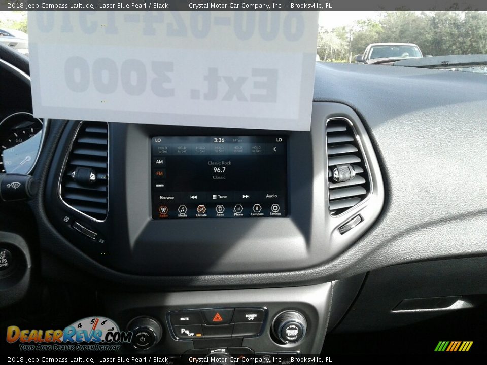 2018 Jeep Compass Latitude Laser Blue Pearl / Black Photo #15