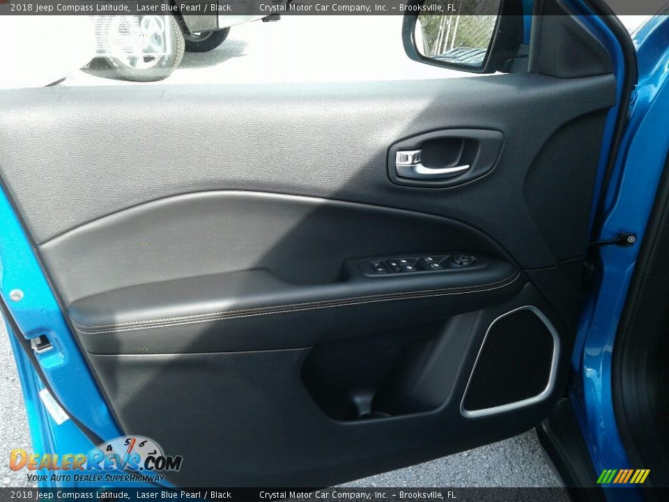 2018 Jeep Compass Latitude Laser Blue Pearl / Black Photo #17