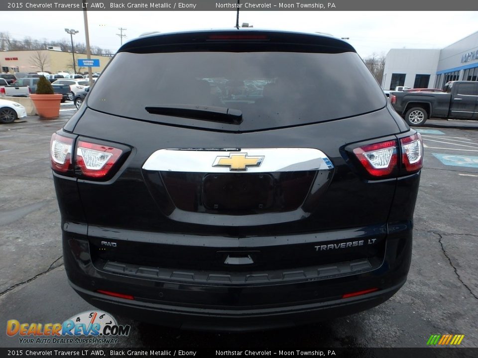 2015 Chevrolet Traverse LT AWD Black Granite Metallic / Ebony Photo #6