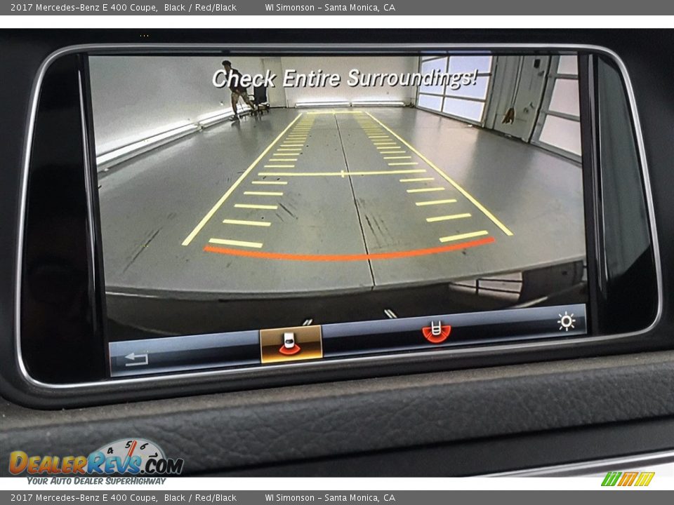 2017 Mercedes-Benz E 400 Coupe Black / Red/Black Photo #17