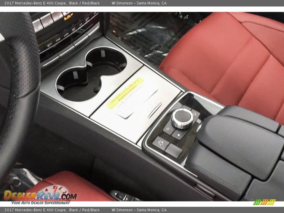 2017 Mercedes-Benz E 400 Coupe Black / Red/Black Photo #21