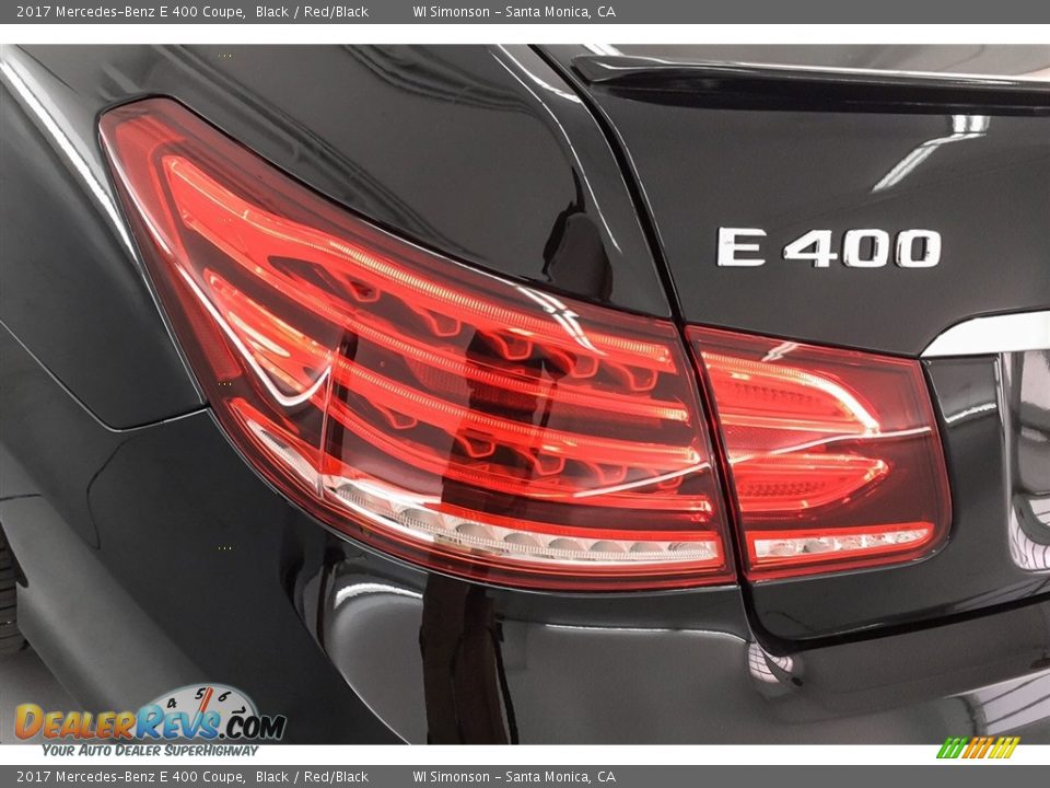 2017 Mercedes-Benz E 400 Coupe Black / Red/Black Photo #25