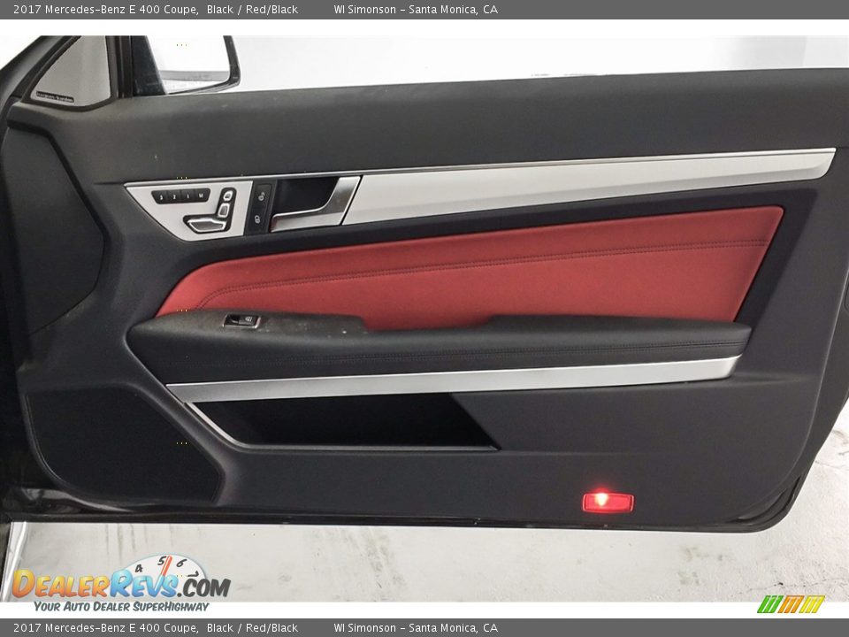 2017 Mercedes-Benz E 400 Coupe Black / Red/Black Photo #27
