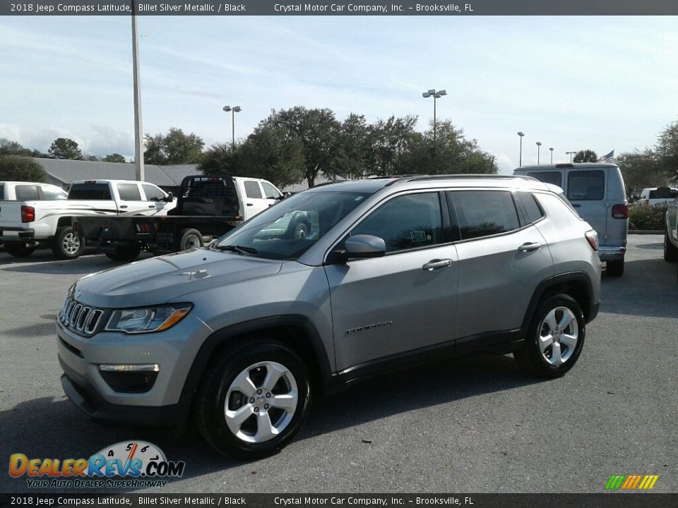2018 Jeep Compass Latitude Billet Silver Metallic / Black Photo #1