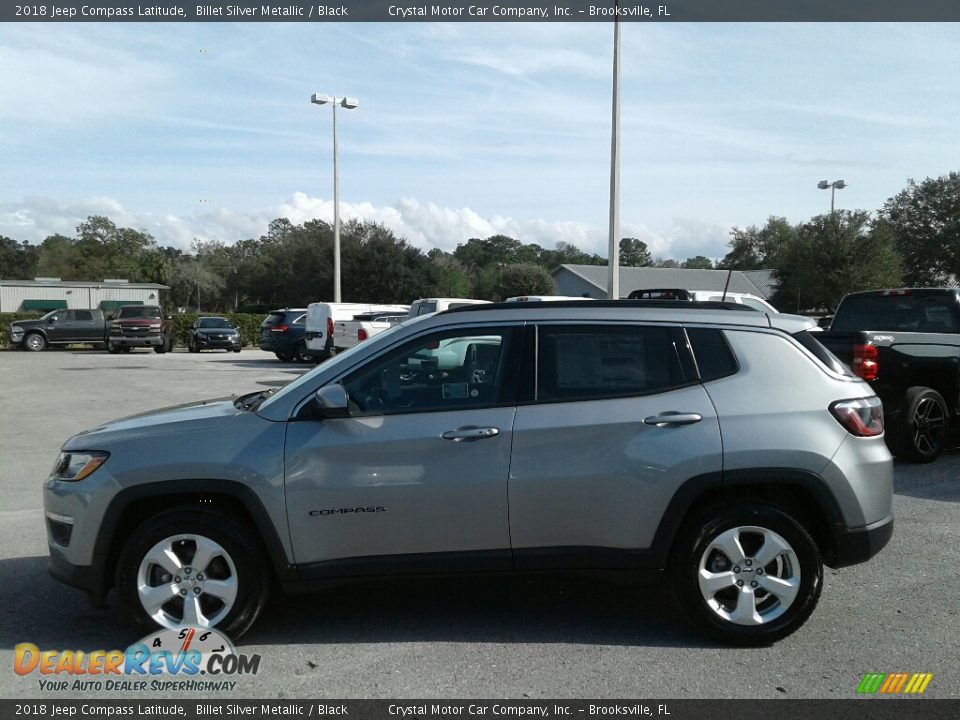 2018 Jeep Compass Latitude Billet Silver Metallic / Black Photo #2