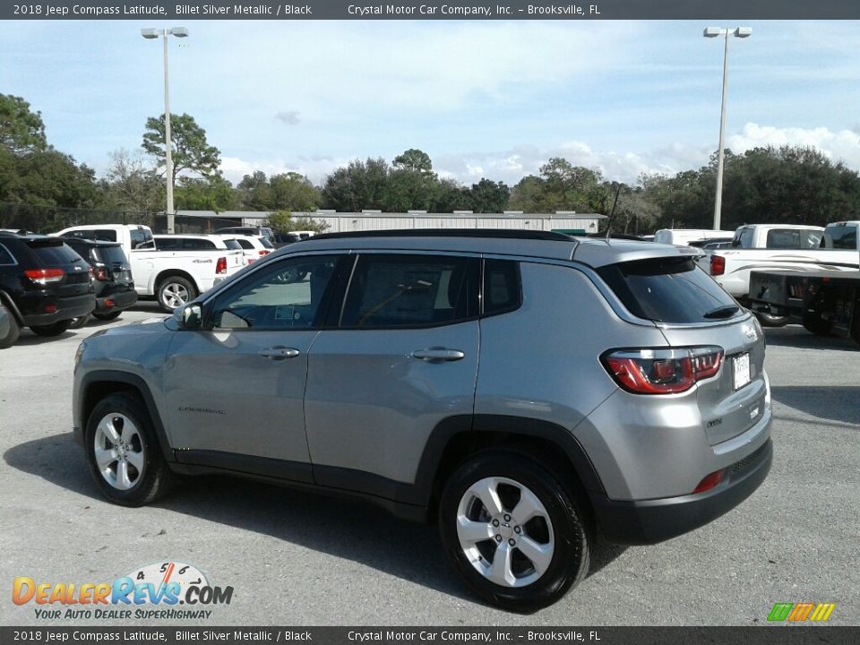2018 Jeep Compass Latitude Billet Silver Metallic / Black Photo #3