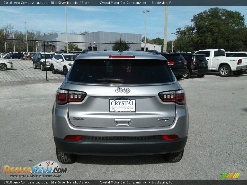 2018 Jeep Compass Latitude Billet Silver Metallic / Black Photo #4