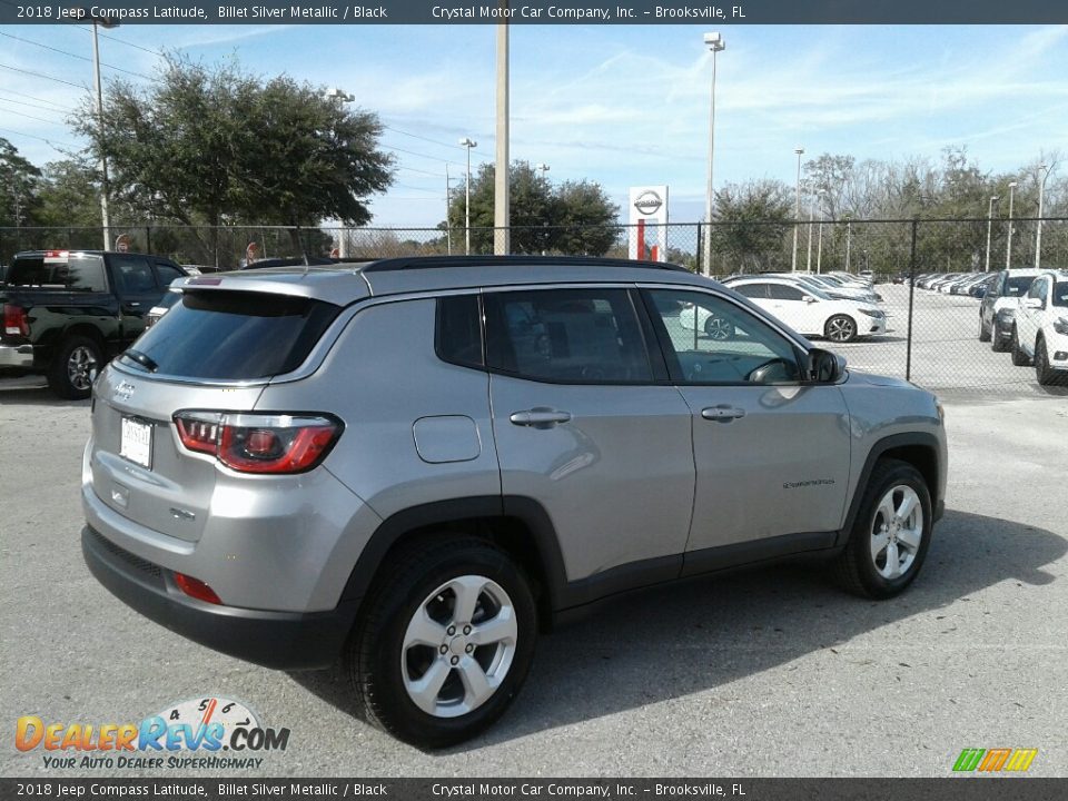 2018 Jeep Compass Latitude Billet Silver Metallic / Black Photo #5