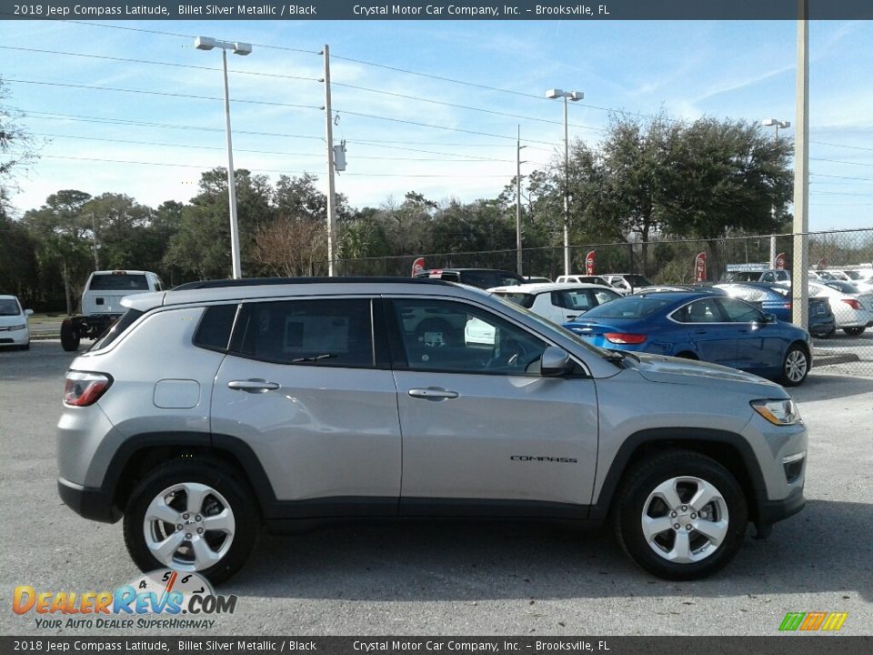 2018 Jeep Compass Latitude Billet Silver Metallic / Black Photo #6