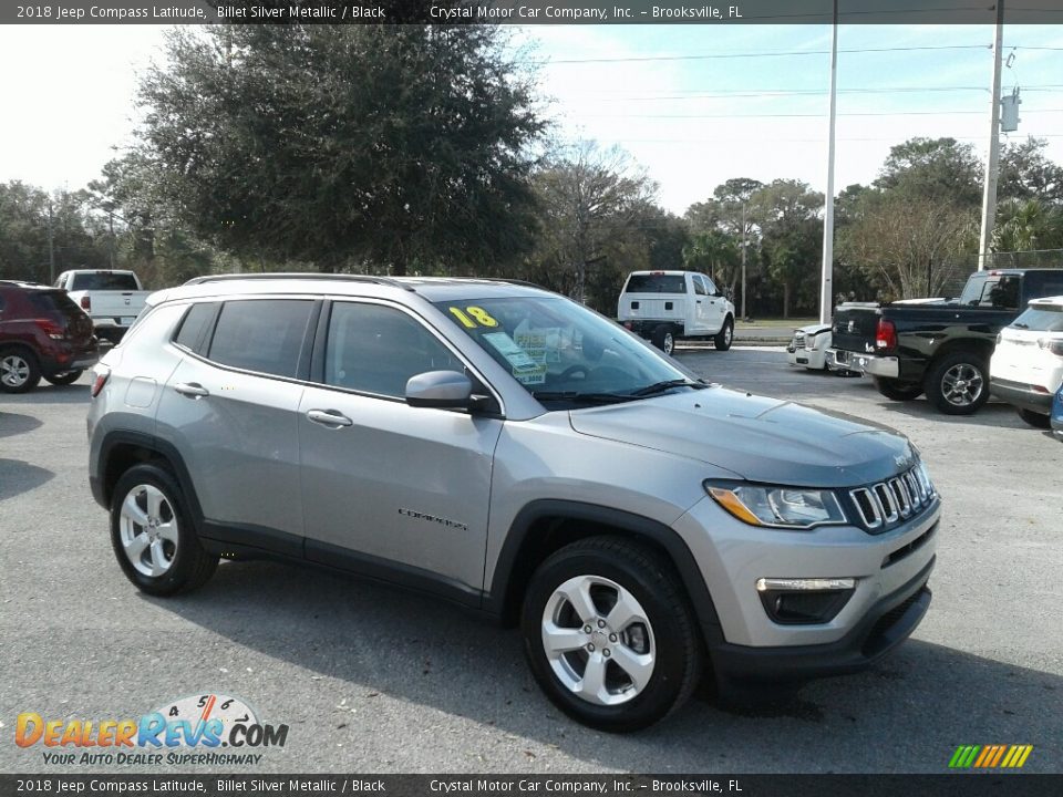 2018 Jeep Compass Latitude Billet Silver Metallic / Black Photo #7