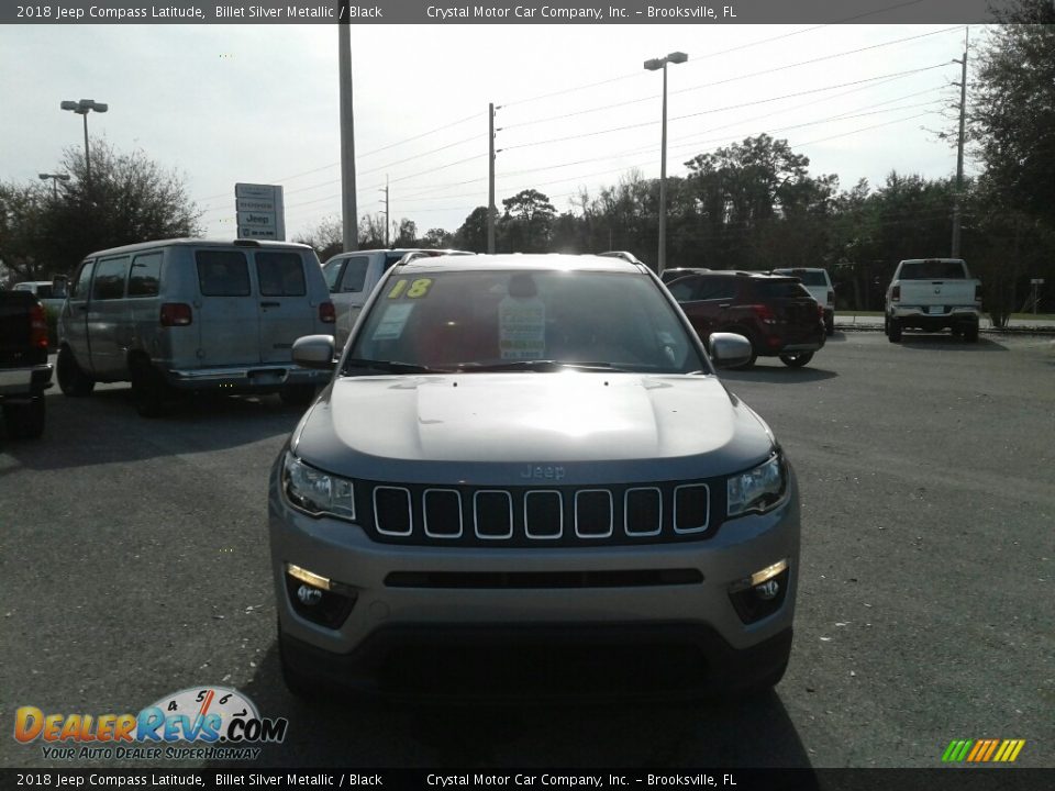 2018 Jeep Compass Latitude Billet Silver Metallic / Black Photo #8