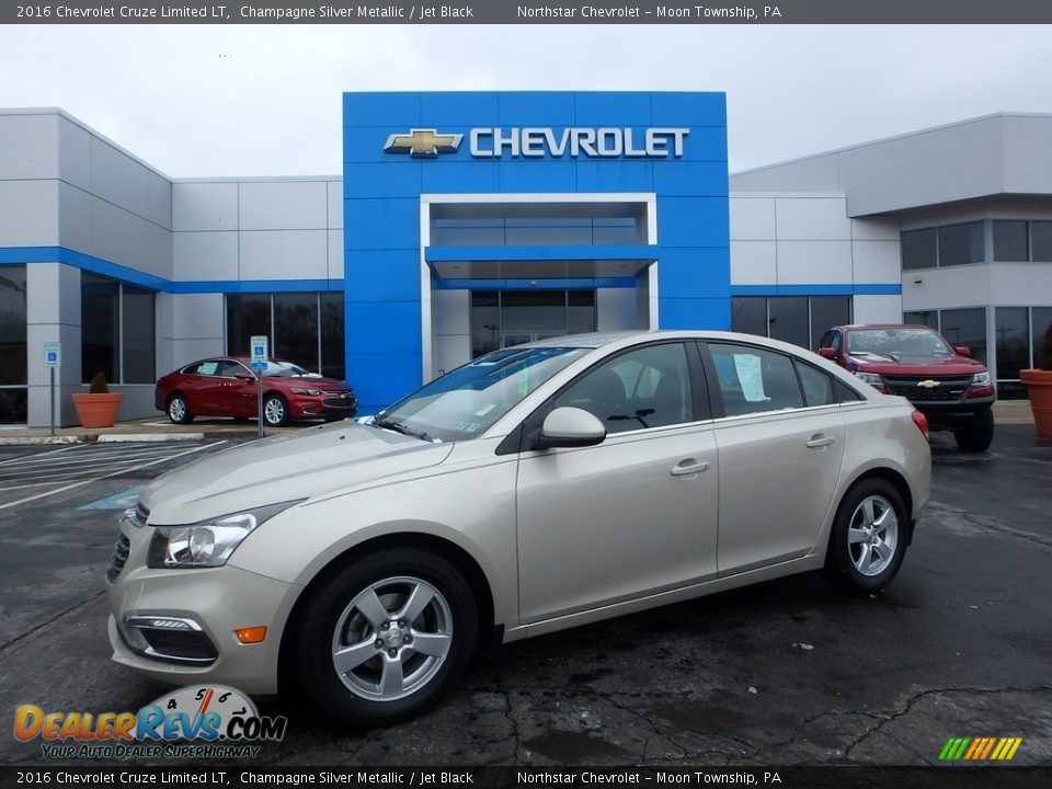 2016 Chevrolet Cruze Limited LT Champagne Silver Metallic / Jet Black Photo #1
