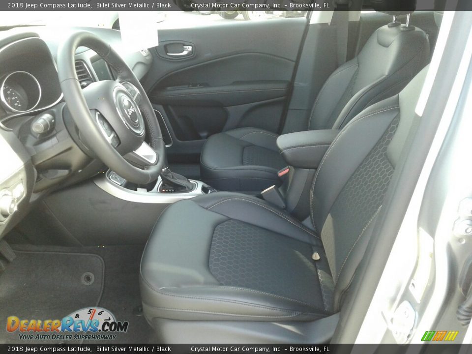 2018 Jeep Compass Latitude Billet Silver Metallic / Black Photo #9