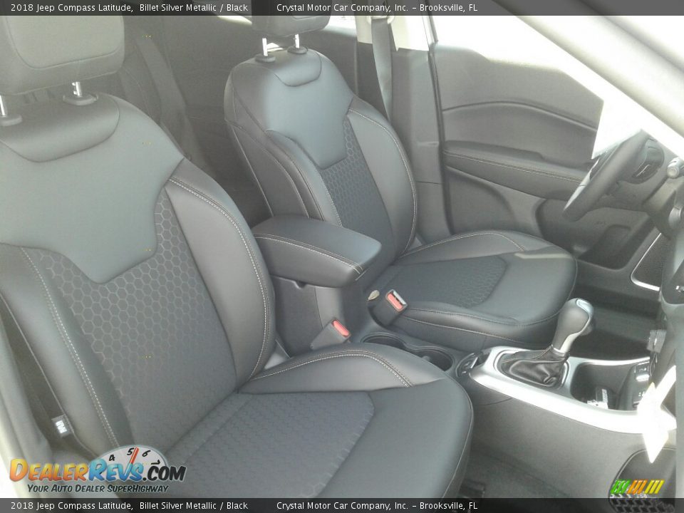 2018 Jeep Compass Latitude Billet Silver Metallic / Black Photo #12