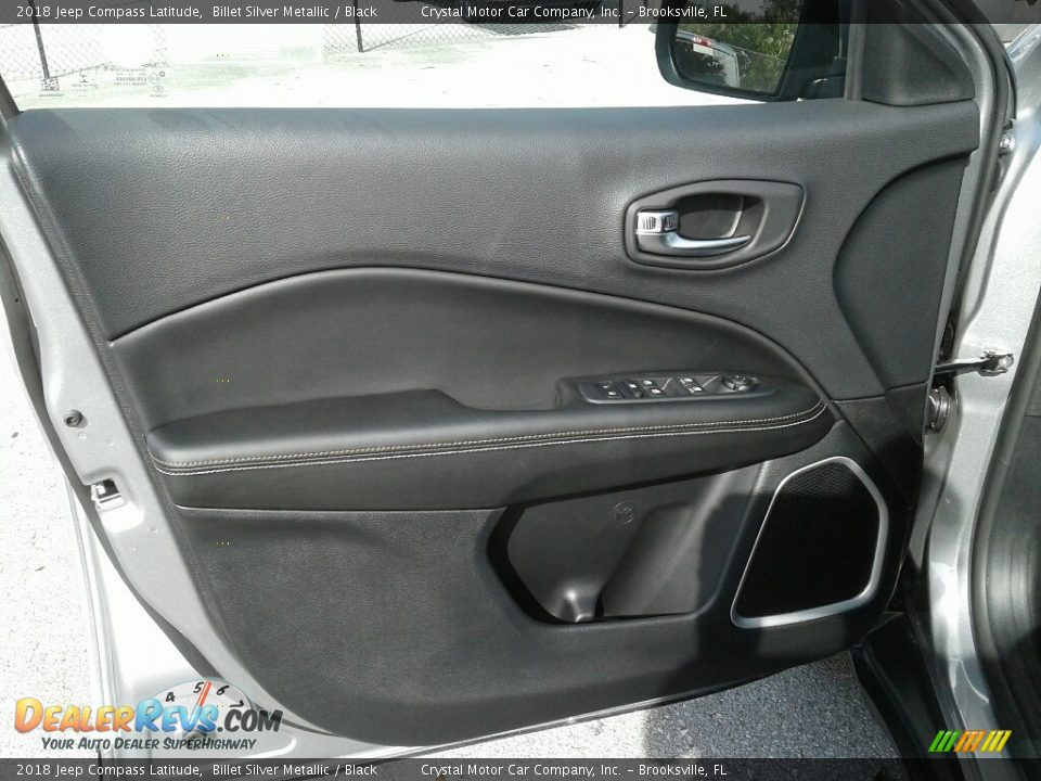 2018 Jeep Compass Latitude Billet Silver Metallic / Black Photo #17