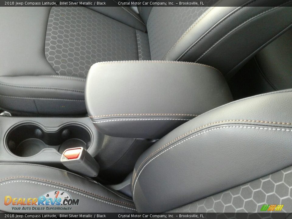 2018 Jeep Compass Latitude Billet Silver Metallic / Black Photo #18