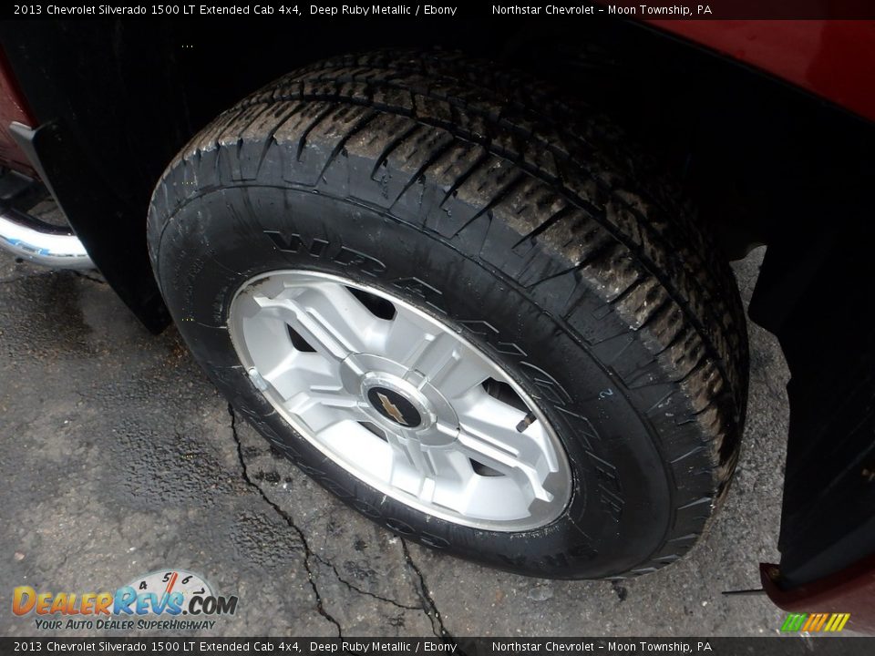 2013 Chevrolet Silverado 1500 LT Extended Cab 4x4 Deep Ruby Metallic / Ebony Photo #13