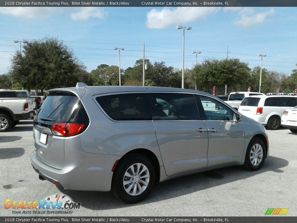 2018 Chrysler Pacifica Touring Plus Billet Silver Metallic / Black/Alloy Photo #6