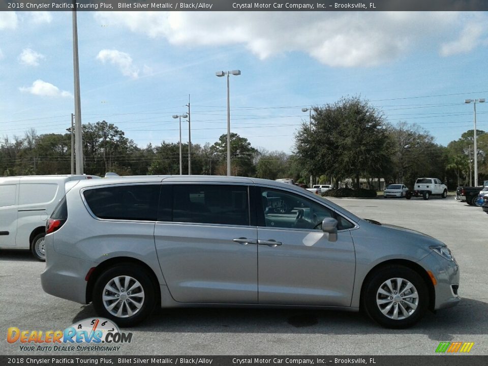 2018 Chrysler Pacifica Touring Plus Billet Silver Metallic / Black/Alloy Photo #7