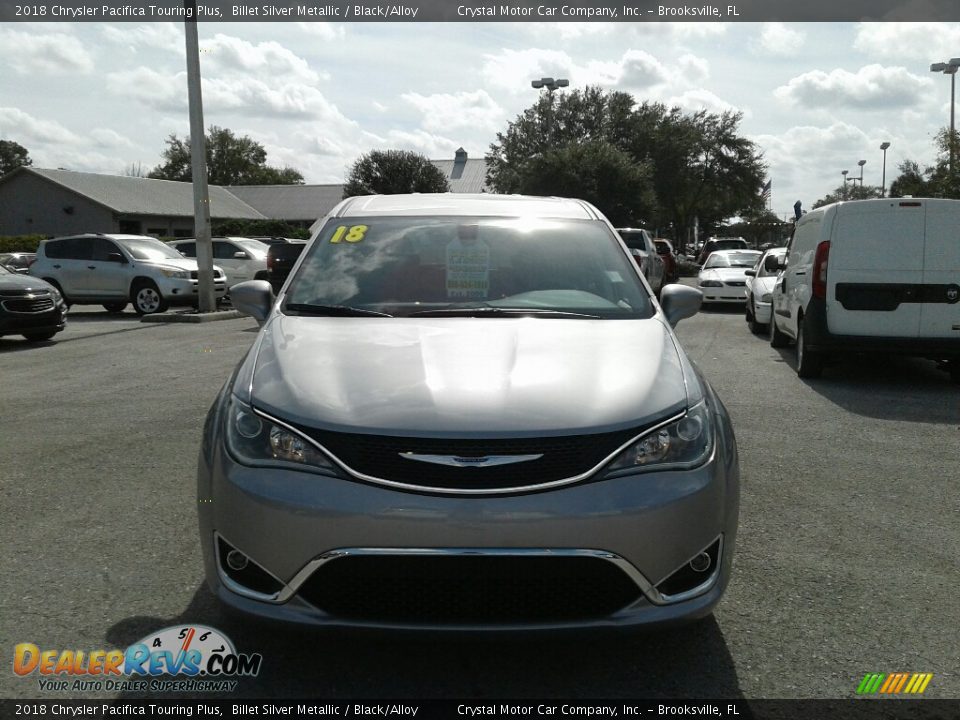 2018 Chrysler Pacifica Touring Plus Billet Silver Metallic / Black/Alloy Photo #9