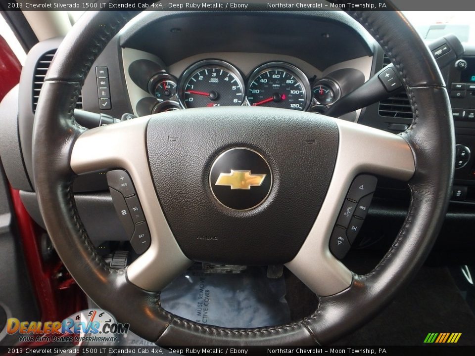 2013 Chevrolet Silverado 1500 LT Extended Cab 4x4 Deep Ruby Metallic / Ebony Photo #26