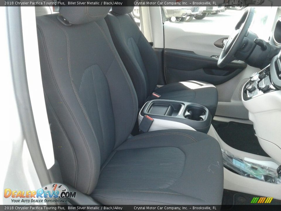 2018 Chrysler Pacifica Touring Plus Billet Silver Metallic / Black/Alloy Photo #14