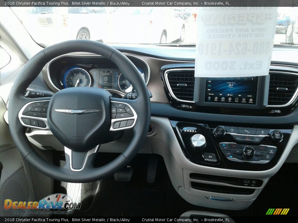 2018 Chrysler Pacifica Touring Plus Billet Silver Metallic / Black/Alloy Photo #15