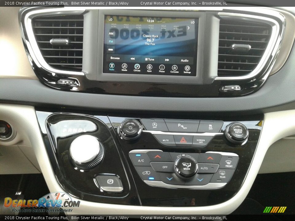 2018 Chrysler Pacifica Touring Plus Billet Silver Metallic / Black/Alloy Photo #16