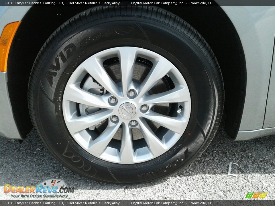 2018 Chrysler Pacifica Touring Plus Billet Silver Metallic / Black/Alloy Photo #23