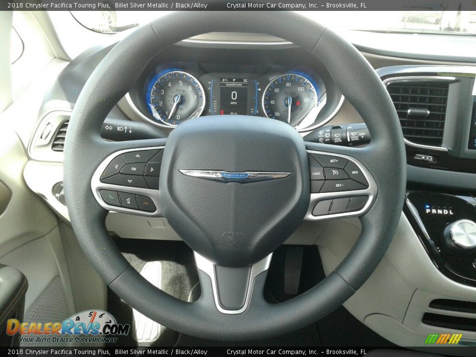 2018 Chrysler Pacifica Touring Plus Billet Silver Metallic / Black/Alloy Photo #24