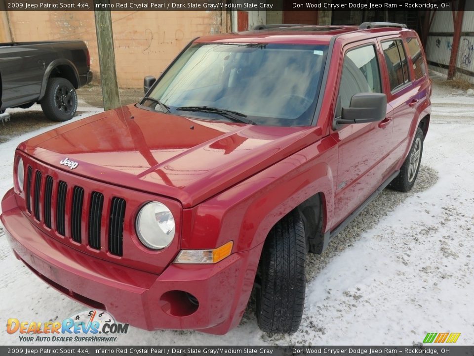 2009 Jeep Patriot Sport 4x4 Inferno Red Crystal Pearl / Dark Slate Gray/Medium Slate Gray Photo #6