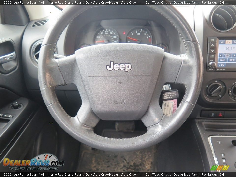 2009 Jeep Patriot Sport 4x4 Inferno Red Crystal Pearl / Dark Slate Gray/Medium Slate Gray Photo #14