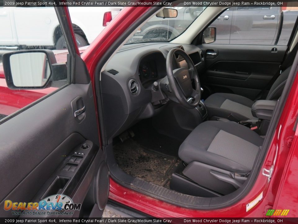 2009 Jeep Patriot Sport 4x4 Inferno Red Crystal Pearl / Dark Slate Gray/Medium Slate Gray Photo #24