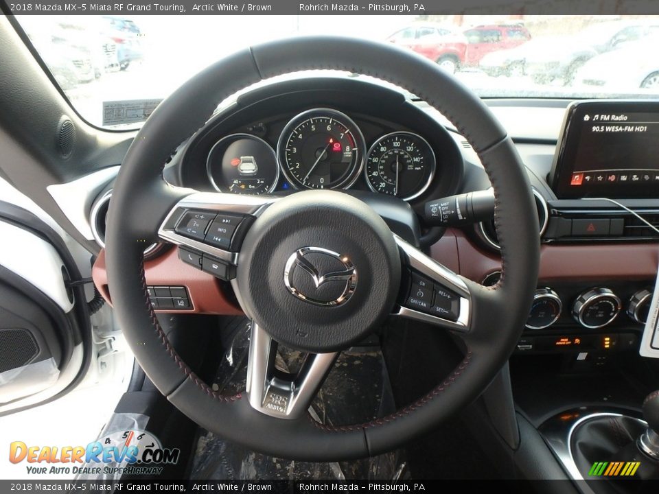 2018 Mazda MX-5 Miata RF Grand Touring Steering Wheel Photo #10