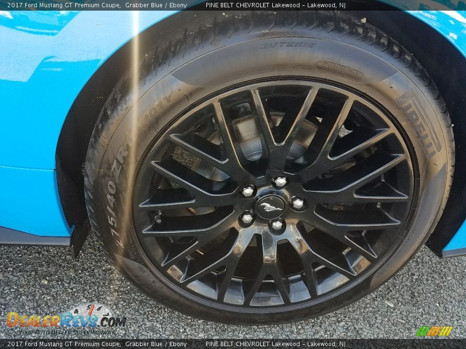 2017 Ford Mustang GT Premium Coupe Grabber Blue / Ebony Photo #9