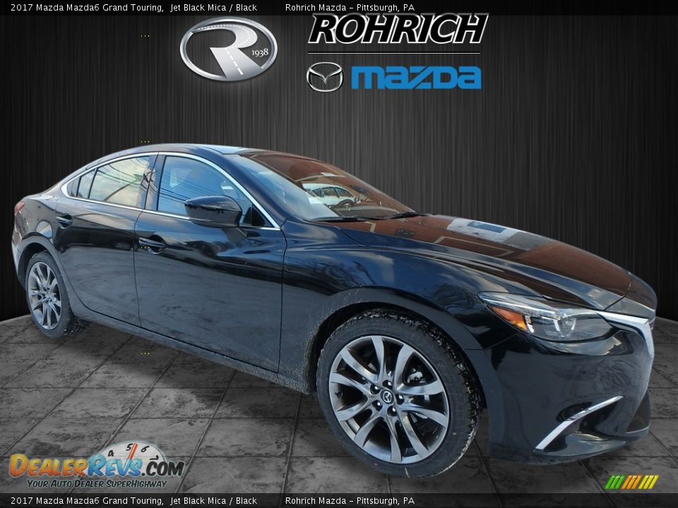 2017 Mazda Mazda6 Grand Touring Jet Black Mica / Black Photo #1
