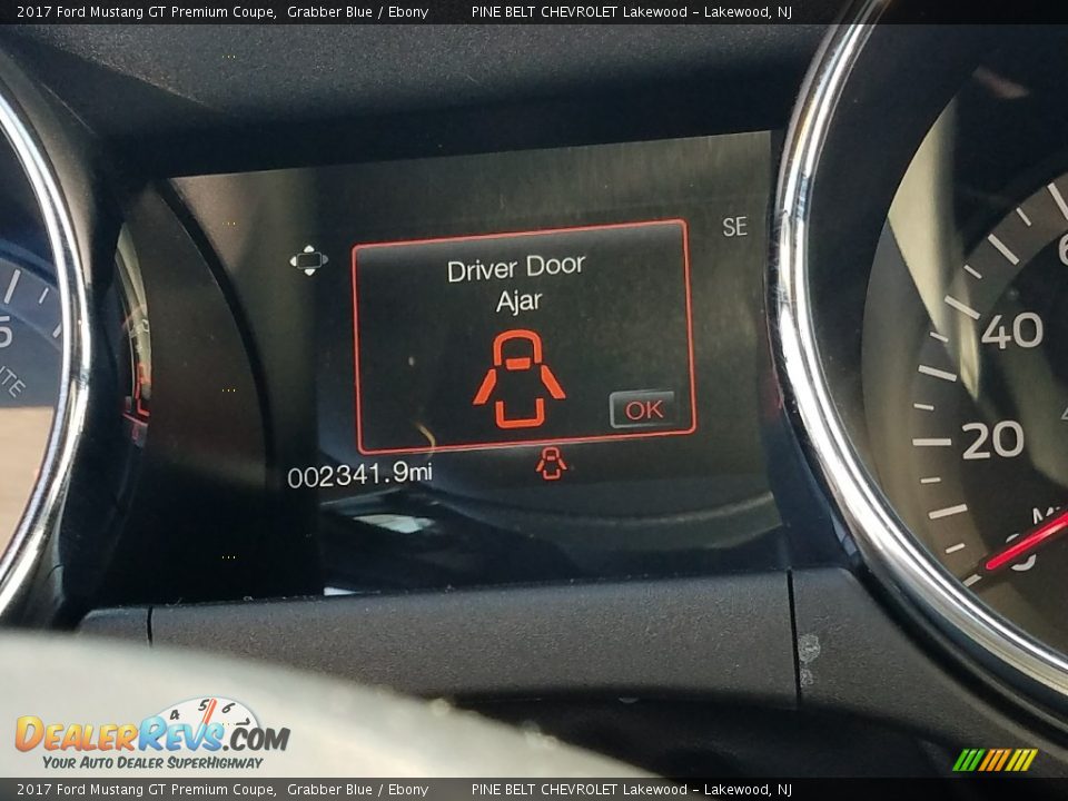 2017 Ford Mustang GT Premium Coupe Grabber Blue / Ebony Photo #13