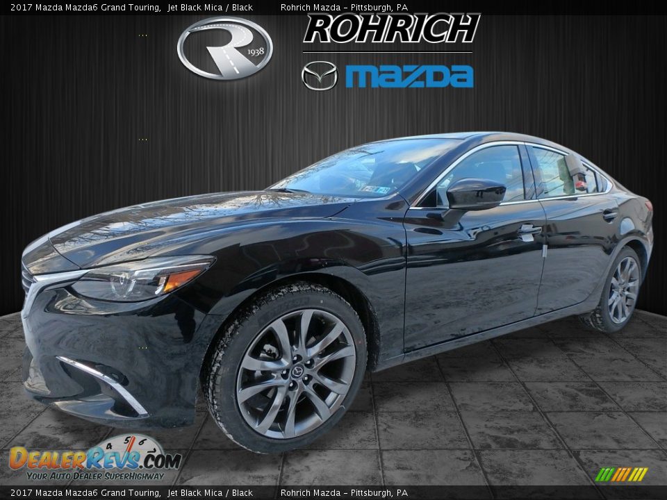 2017 Mazda Mazda6 Grand Touring Jet Black Mica / Black Photo #4
