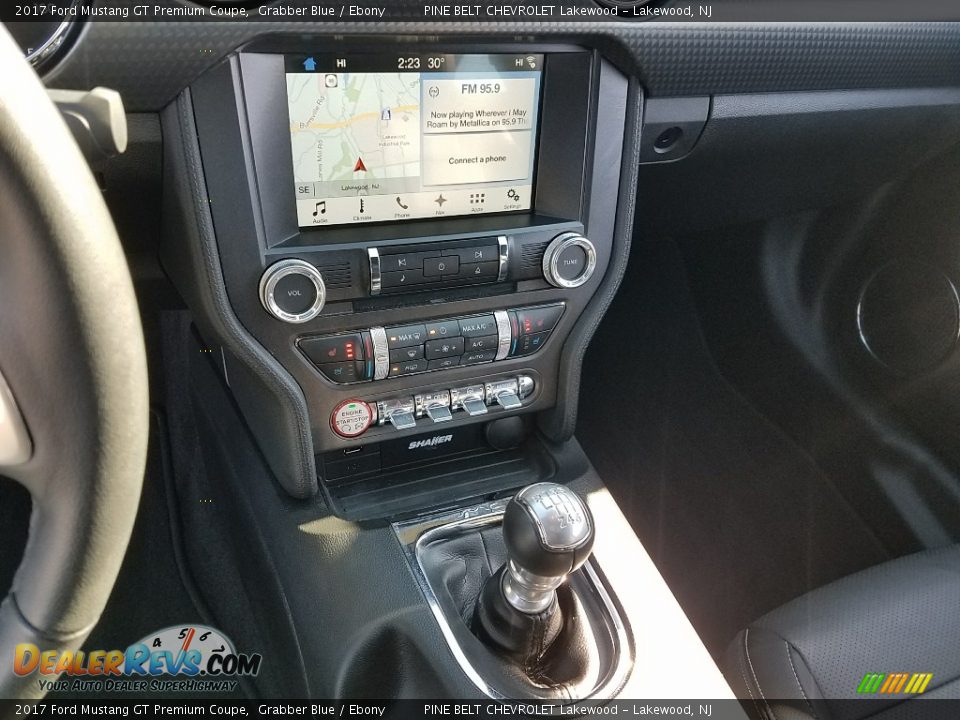 2017 Ford Mustang GT Premium Coupe Grabber Blue / Ebony Photo #14