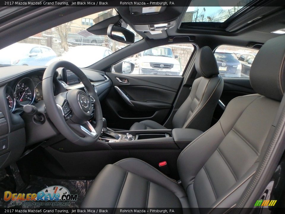 2017 Mazda Mazda6 Grand Touring Jet Black Mica / Black Photo #6