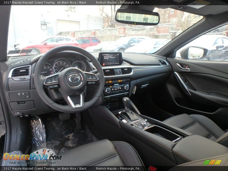 2017 Mazda Mazda6 Grand Touring Jet Black Mica / Black Photo #8