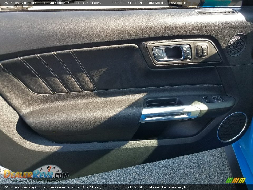 2017 Ford Mustang GT Premium Coupe Grabber Blue / Ebony Photo #18