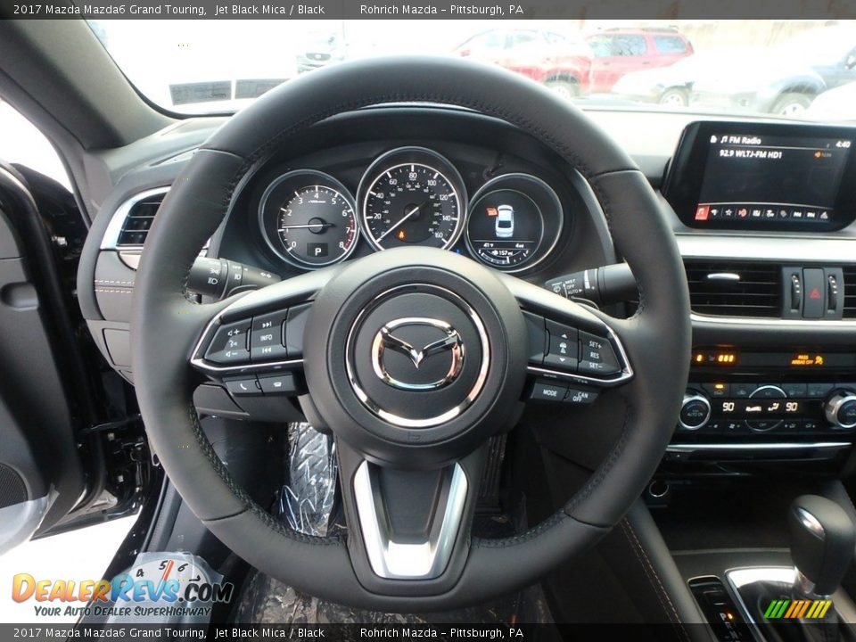 2017 Mazda Mazda6 Grand Touring Jet Black Mica / Black Photo #12