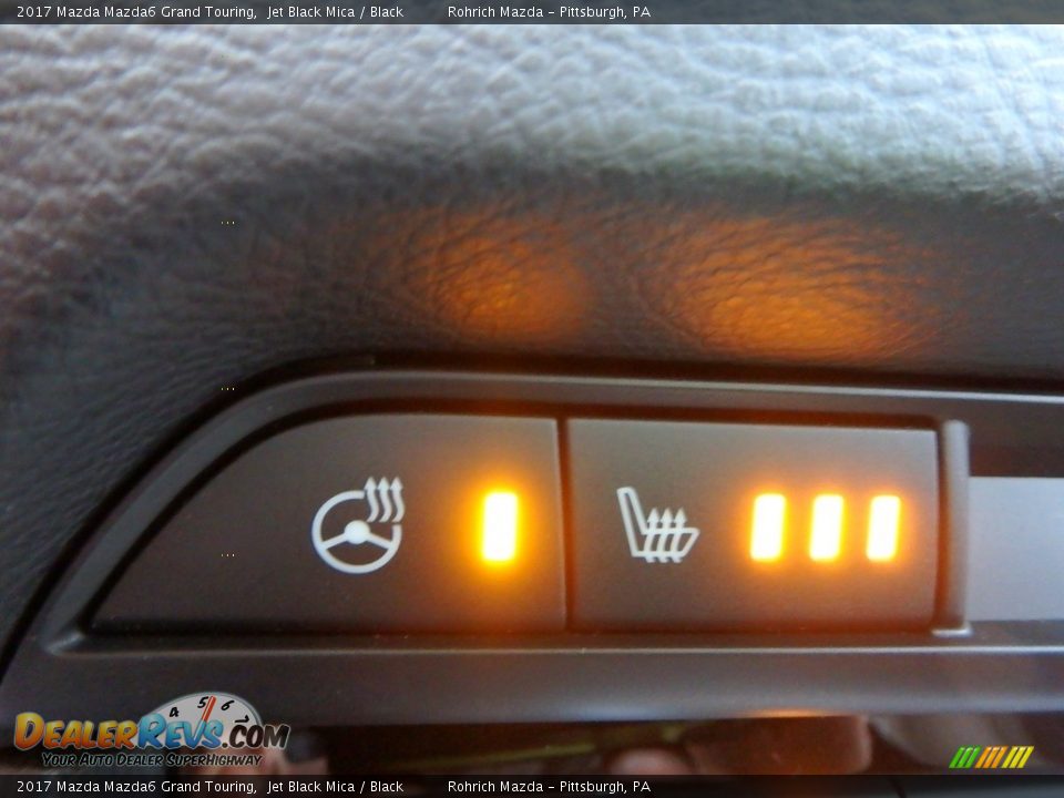 2017 Mazda Mazda6 Grand Touring Jet Black Mica / Black Photo #14