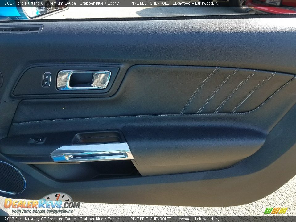 2017 Ford Mustang GT Premium Coupe Grabber Blue / Ebony Photo #23