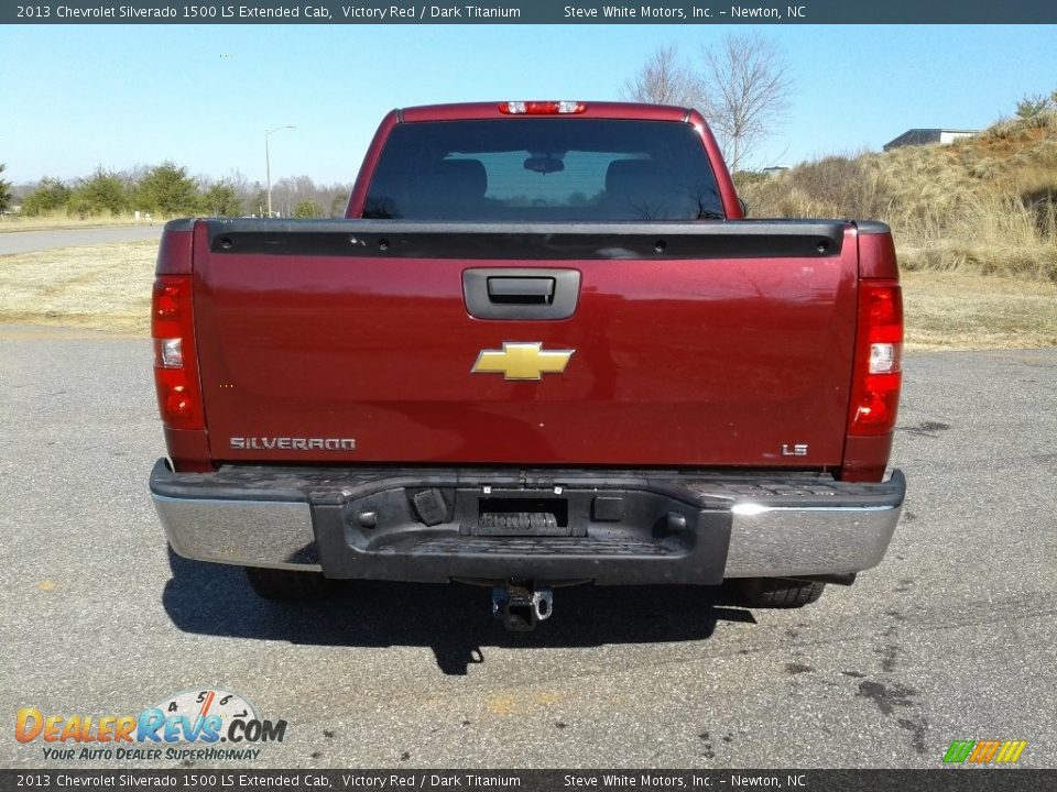 2013 Chevrolet Silverado 1500 LS Extended Cab Victory Red / Dark Titanium Photo #7